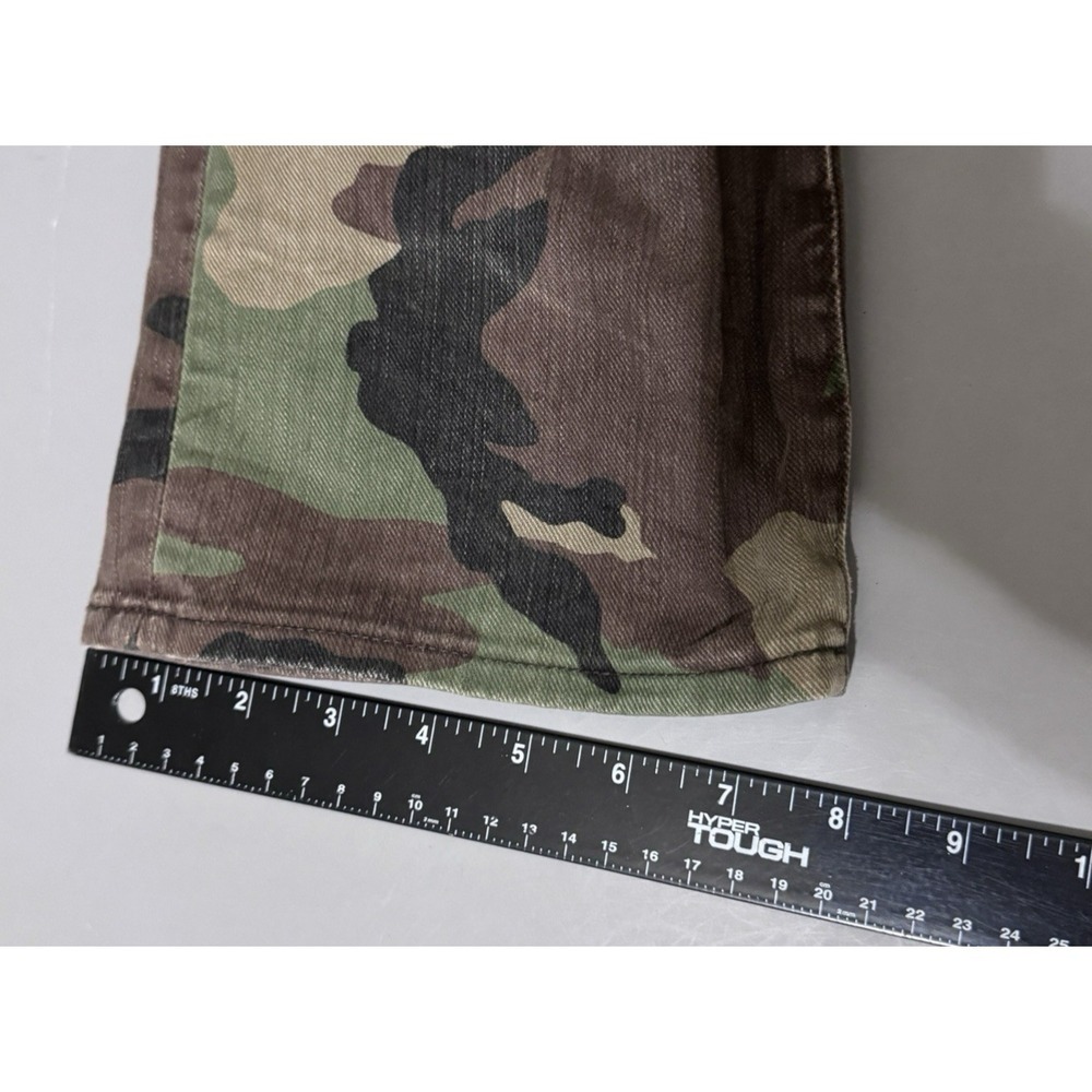 Polo Ralph Lauren Varick Slim Straight Jeans Camo Camouflage 36 32 Button Fly - Picture 13 of 14
